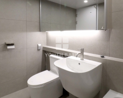 성남 분당 인테리어 | 600각 타일(ARE-Almond), 욕조, 조적젠다이, 간접조명 시공했어요! 효자촌…